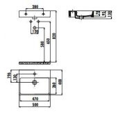 Creavit Next 40x50 cm Tezgah Üstü Çanak Lavabo NX242 thumbnail 2