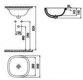 Creavit Solo Tezgah Altı Lavabo SO037 - 2