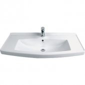 Creavit Tefen 100 cm Etajerli Dolap Mobilya Uyumlu Lavabo TF100 - 1