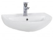 Creavit 40x50 cm Oval Duvara Monte Lavabo TP155 - 1