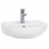 Creavit 36x45 cm Oval Duvara Monte Lavabo TP146 thumbnail 1