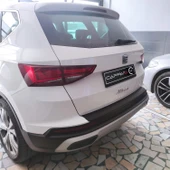 Seat Ateca 2016- Yılı ve Sonrası Uyumlu Arka Tampon Eşiği Mat thumbnail 12