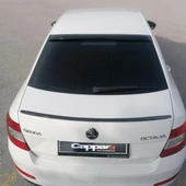 Skoda Octavia 2013 Yılı Ve Sonrası Uyumlu Arka Cam Üstü Spoyler - 5