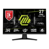 MSI 27" IPS MAG 274F 0.5MS 200Hz HDMI-DP Gaming Monitör (1920 X 1080) thumbnail 1