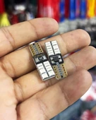 Oto 24LED Ampul 2'li Set, T10 Model 12V Beyaz-Mavi-Turuncu Işık, Fren, Park, Sinyal ve Geri Vites Lambası thumbnail 5