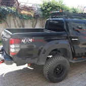 Mitsubishi L200 2019- Yılı ve Sonrası Uyumlu Kasa Kenar Koruma 3 Parça - 12