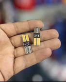 Oto 24LED Ampul 2'li Set, T10 Model 12V Beyaz-Mavi-Turuncu Işık, Fren, Park, Sinyal ve Geri Vites Lambası thumbnail 7