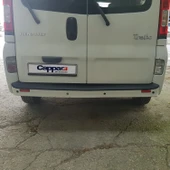 Renault Trafic 2001-2014 Yıl Aralığı Uyumlu Arka Tampon Eşiği Mat - 5