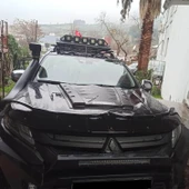Mitsubishi L200 2019- Yılı ve Sonrası Uyumlu Yarasa Kaput Rüzgarlığı thumbnail 9