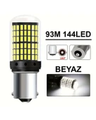 Oto 144LED Ampul 2'li Set, 93M 12V Tek Duy Beyaz Işık, Fren, Park, Sinyal Ampulleri thumbnail 1