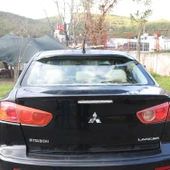 Mitsubishi Lancer 2007-2017 Yıl Aralığı Uyumlu Arka Cam Üstü Spoyler - 9