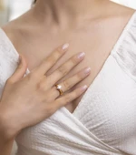 Yiğitbaşı Gold 22 Ayar Tektaş Yüzük 3234 thumbnail 2