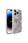 zore iPhone 14 Pro Max Kılıf Kamera Korumalı Figürlü Zore Ponti Silikon Kapak - Lila - 2