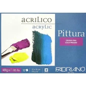 Supertrend Pittura Akrilik,Sulu ve Yağlı Boya Defteri Soğuk Baskı 400 gr. 25x35 cm. 10 yaprak - 1