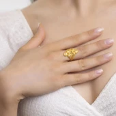 Yiğitbaşı Gold 22 Ayar Fancy Yüzük 3101 - 1