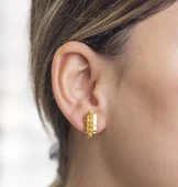 Yiğitbaşı Gold 22 Ayar Dorika Küpe 3279 - 1