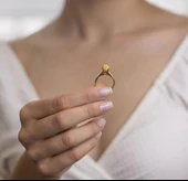 Yiğitbaşı Gold 22 Ayar Dorika Tektaş Yüzük 3169 - 2