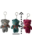 BİTMARKET Peluş Ayıcık Anahtarlık Kırmızı Renkli - 2