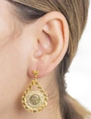 Yiğitbaşı Gold 22 Ayar Uruplu Küpe (3320) - 1