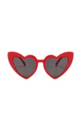 Vipfoni Kadın Kırmızı Kalp Çerçeveli Tasarım Cat Eye Güneş Gözlüğü thumbnail 1