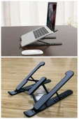 Vipfoni Yükseklik Ayarlı Katlanabilir Laptop Tablet Standı Siyah - 1