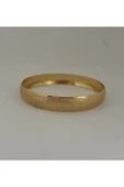 Vipfoni Altın Kaplama Kumlu Desen Bilezik 1 cm thumbnail 3