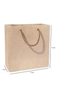 Vipfoni Naturel Kraft Çanta 11*11 50 Adet - 3