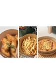Vipfoni Air Fryer Tek Kullanımlık Kağıt Tabak 50 Adet - 3