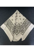 Vipfoni Pamuklu Klasik Şal Desen 2 Adet Bay& Bandana - 2