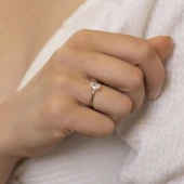 Yiğitbaşı Gold 14 Ayar Tektaş Yüzük (3569) - 1