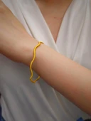 22 Ayar 10gr Zikzak Burgu Ajda İşçiliksiz Bilezik - 2