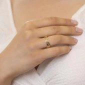 Yiğitbaşı Gold 14 Ayar Fancy Yüzük (3507) - 1