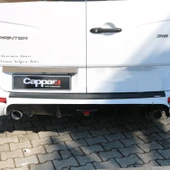 Mercedes Sprinter 2018- Yılı ve Sonrası Uyumlu Arka Tampon Eşiği Mat - 5