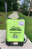 tarım Saydam Power 16 Lt Akülü Ilaçlama Pompası Sırt Pülverizatörü Kf-16c-2 - 3