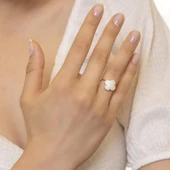 Yiğitbaşı Gold 14 Ayar Fancy Yüzük (3525) - 1