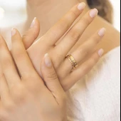 Yiğitbaşı Gold 14 Ayar Fancy Yüzük (3610) - 3