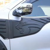 Nissan Navara 2016-2021 Yıl Aralığı Uyumlu Yarasa Kapı Kaplama Set 6 Prç. thumbnail 6