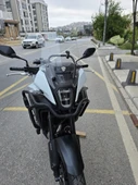 MOTOCAM Honda NX 500 Ön Cam 34cm 2025 Model Şeffaf Renkli 4mm Orijinal Boylu thumbnail 2
