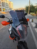 MOTOCAM KTM 1290 Super Adventure Ön Cam 2017-2020 Model 54cm Siyah Renkli 4mm thumbnail 2