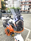 MOTOCAM KTM 1290 Super Adventure Siperlik Ön Cam 2021-2025 Model 41cm Füme Renkli thumbnail 2