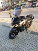 MOTOCAM Bajaj Pulsar RS 200 Siperlik Ön Cam 2015-2025 Model 56cm Füme Renkli 4mm UZUN CAM thumbnail 3