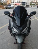 MOTOCAM Honda Forza 250 Siperlik Ön Cam 2021-2025 Model 47cm Siyah Renkli 4mm ORİJİNAL BOYLU thumbnail 1