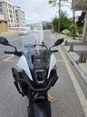 MOTOCAM Honda NX 500 Ön Cam 48cm 2025 Model Şeffaf Renkli 4mm UZUN CAM thumbnail 2