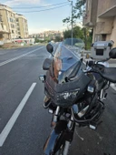 MOTOCAM Honda Varadero Mk.2 Mk.3 Siperlik Ön Cam 2004-2011 Model 48cm Şeffaf Renkli 4mm thumbnail 3