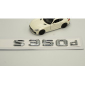S350d Bagaj Krom Metal 3M 3D Yazı Logo - 3
