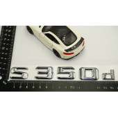 S350d Bagaj Krom Metal 3M 3D Yazı Logo - 6