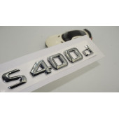S400d Bagaj Krom Metal 3M 3D Yazı Logo - 1