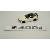 S400d Bagaj Krom Metal 3M 3D Yazı Logo - 2