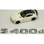 S400d Bagaj Krom Metal 3M 3D Yazı Logo - 4
