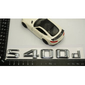 S400d Bagaj Krom Metal 3M 3D Yazı Logo - 6